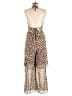 Urban Outfitters 100% Polyester Animal Print Brown Romper Size M - photo 2