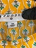 Rhode 100% Rayon Paisley Yellow Casual Skirt Size XS - photo 4