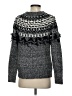 Vince Camuto Chevron-herringbone Gray Pullover Sweater Size XS - photo 2