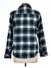 Pendleton 100% Cotton Plaid Green Long Sleeve Button-Down Shirt Size L - photo 2