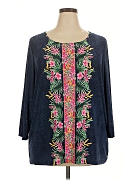 JM Collection 3/4 Sleeve T-Shirt (view 1)