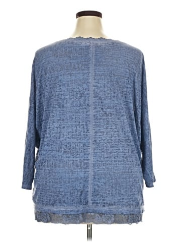 Lane Bryant 3/4 Sleeve T-Shirt (view 2)