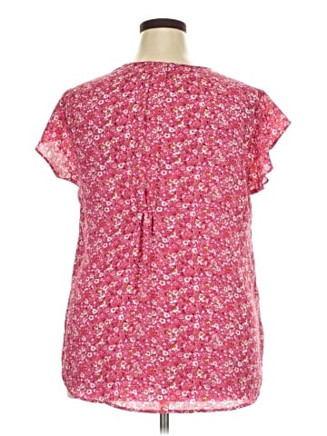 Cynthia Rowley Short Sleeve Blouse (view 2)