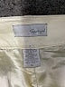 Spiegel 100% Polyester Ivory Faux Leather Skirt Size 16 - photo 4