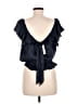 Porridge 100% Polyester Blue Sleeveless Blouse Size Med (2) - photo 2