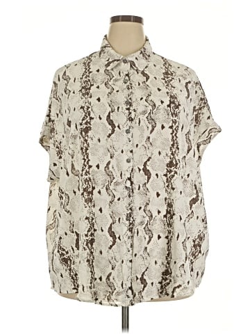 She + Sky Short Sleeve Blouse (view 1)