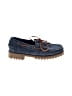 Assorted Brands 100% Leather Solid Blue Flats Size 10 - photo 1