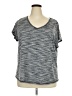 Xersion 100% Polyester Tweed Gray Active T-Shirt Size 3X - photo 1