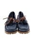 Assorted Brands 100% Leather Solid Blue Flats Size 10 - photo 2
