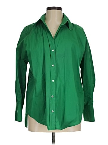 Zara Long Sleeve Button-Down Shirt (view 1)