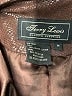 Terry Lewis 100% Leather Brown Leather Jacket Size M - photo 6