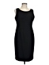 Kasper Solid Black Cocktail Dress Size 12 (petite) - photo 1