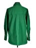 Zara Solid Green Long Sleeve Button-Down Shirt Size M - photo 2