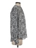 Ann Taylor LOFT Animal Print Silver Long Sleeve Blouse Size S - photo 4