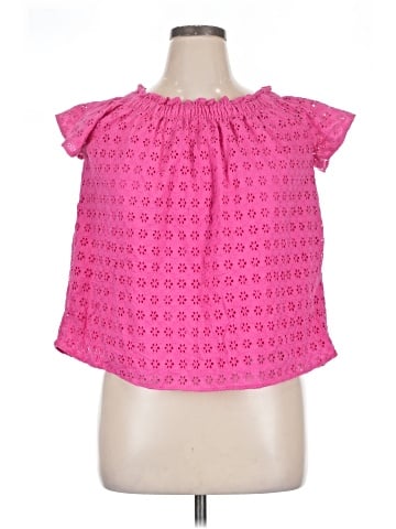 Polo by Ralph Lauren Short Sleeve Blouse (view 1)