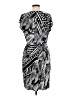 Chico's Graphic Black Casual Dress Size Med (1) - photo 2