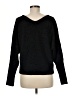 White House Black Market Solid Black Pullover Sweater Size M - photo 2