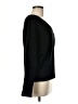 White House Black Market Solid Black Pullover Sweater Size M - photo 4