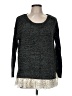 Cecico 100% Acrylic Tweed Black Pullover Sweater Size M - photo 1