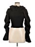 Shein 100% Polyester Black Long Sleeve Blouse Size L - photo 1