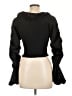 Shein 100% Polyester Black Long Sleeve Blouse Size L - photo 2