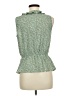 Weston 100% Polyester Green Sleeveless Blouse Size M - photo 2