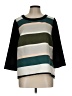 Troubadour 100% Polyester Color Block Black 3/4 Sleeve Top Size 12 - photo 1