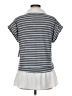 Cure Stripes Gray Short Sleeve Top Size M - photo 2