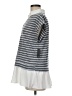 Cure Stripes Gray Short Sleeve Top Size M - photo 5