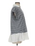 Cure Stripes Gray Short Sleeve Top Size M - photo 4