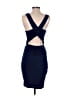 Akiko Solid Blue Cocktail Dress Size XS - photo 2