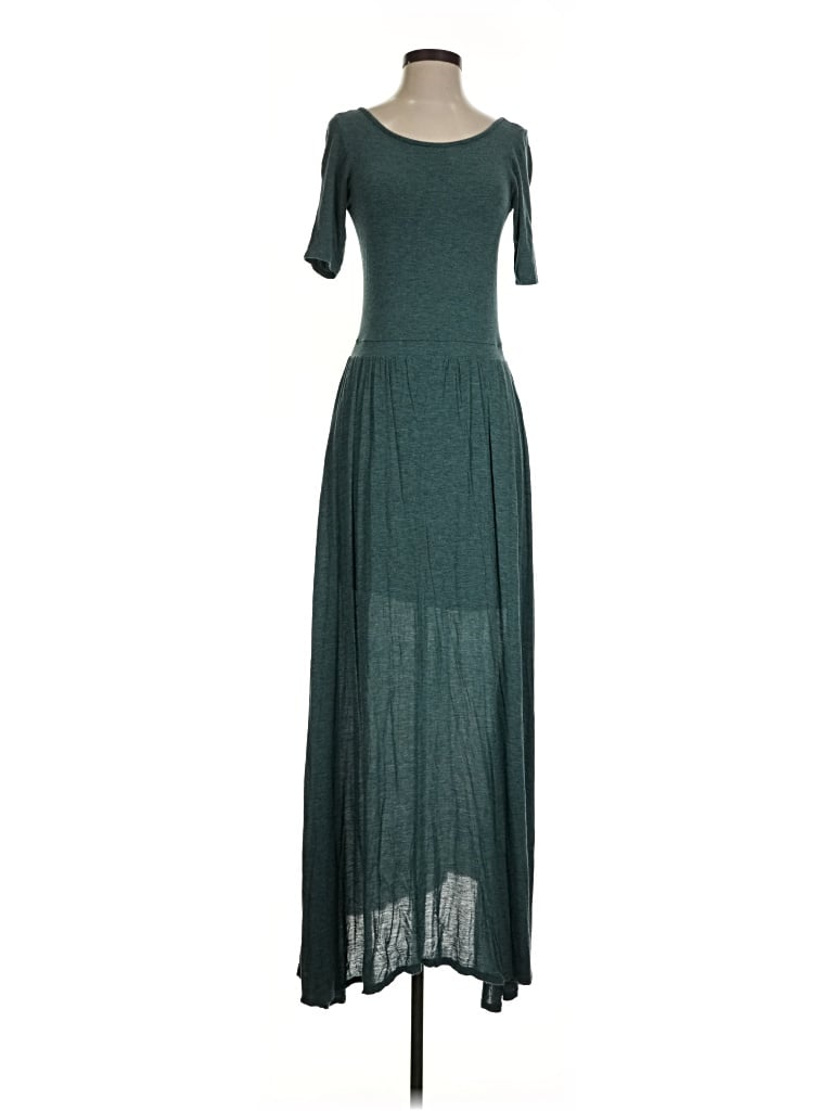 Pre-owned Bordeaux Casual Dress In Teal