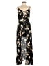 rue21 100% Rayon Black Jumpsuit Size M - photo 1