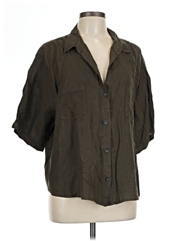 Velvet by Graham & Spencer 3/4 Sleeve Button-Down Shirt (view 1)