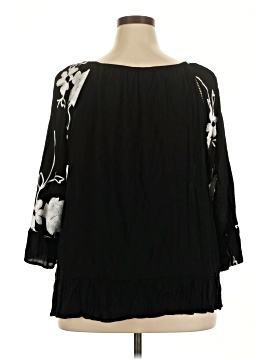 INC International Concepts 3/4 Sleeve Blouse (view 2)