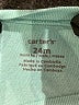 Carter's 100% Cotton Graphic Teal Short Sleeve Onesie 18-24 MO / 24 MO - photo 3