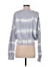 Pistola 100% Cotton Tie-dye Gray Pullover Sweater Size XS - photo 2