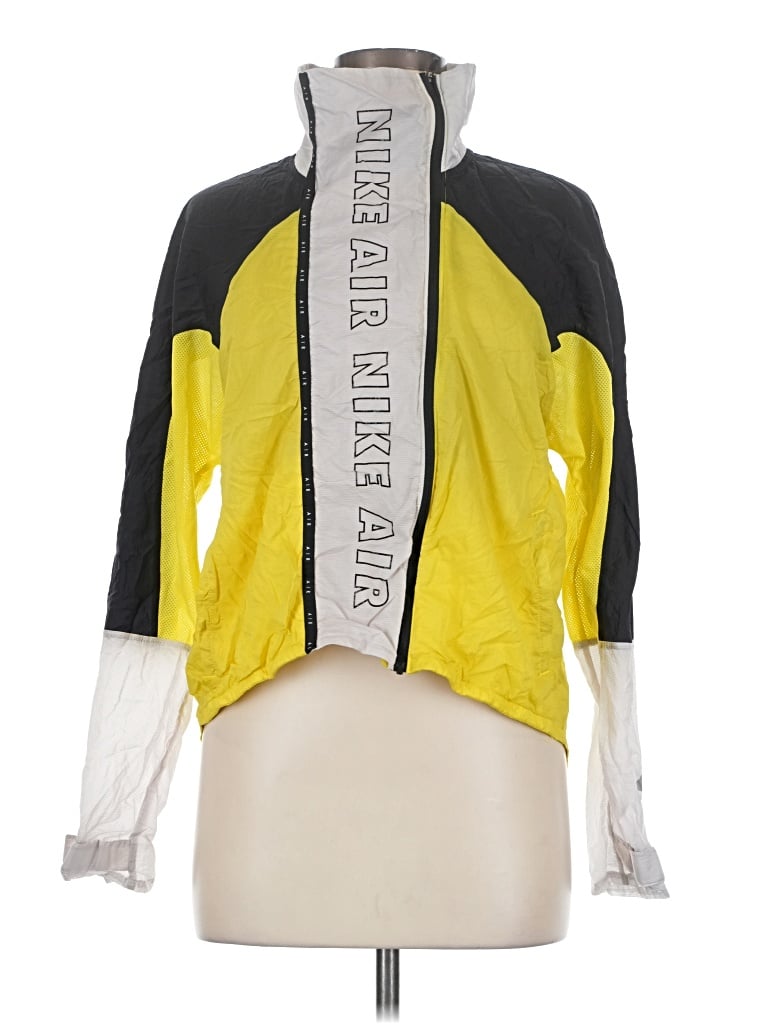 Pre-owned Nike Raincoat In Yellow