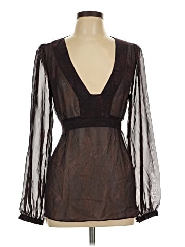 Daisy Fuentes Long Sleeve Blouse (view 1)