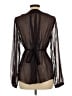Daisy Fuentes 100% Polyester Black Long Sleeve Blouse Size L - photo 2