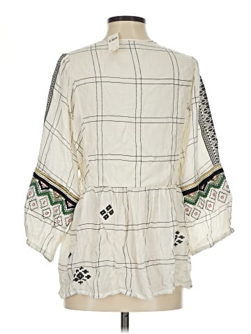 Vineet Bahl 3/4 Sleeve Blouse (view 2)