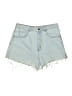 Zara Blue Denim Shorts Size 12 - photo 1