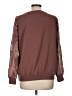 Maurices 100% Polyester Brown Long Sleeve Blouse Size M - photo 2
