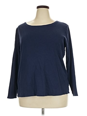 Lane Bryant 3/4 Sleeve T-Shirt (view 1)