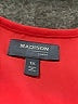 Madison 100% Polyester Red Short Sleeve Top Size 1X - photo 7