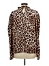 Unbranded 100% Cotton Animal Print Brown Long Sleeve Blouse Size L - photo 2
