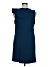 Vince Camuto Solid Blue Cocktail Dress Size 16 - photo 2