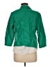 Chico's 100% Linen Green Blazer Size Med (1) - photo 2
