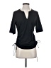 Lands' End Black Short Sleeve Top Size S - photo 1