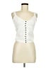Love Notes 100% Cotton White Sleeveless Blouse Size M - photo 1
